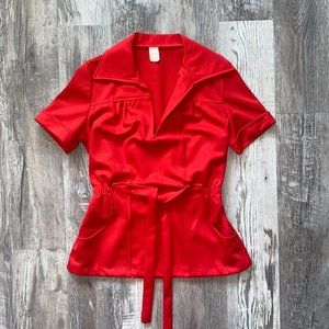 Vintage 1970s Belted Leisure Shirt